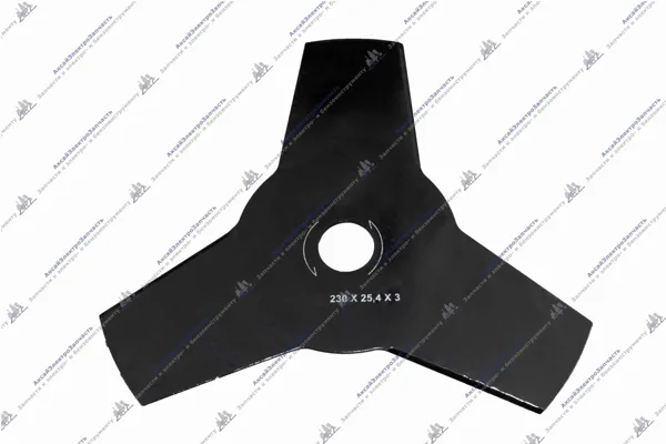 Диск для бензокосы 3 -х зубый (уп. картон) 230х25,4х3