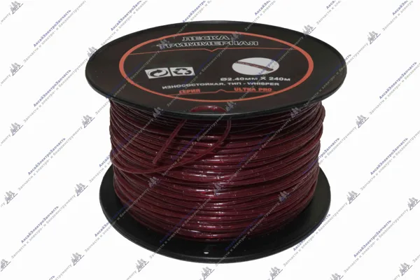 Леска триммерная серии ULTRA PRO 2,40мм(240м) тип WHISPER