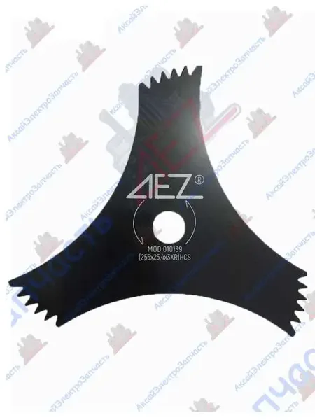 Диск для бензокосы в ассортименте 3 зуба (уп. картон) 255х25,4х3XR HCS GENERAL