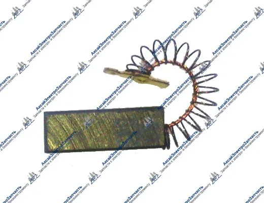 Электроугольная щетка 5х12,5х36 BOSCH, INDESIT,ARISTON, ARDO, ZANUSSI (поводок, пружина, клемма-папа