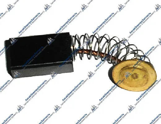 Электроугольная щетка STERN 7х11х16 Пружина, пятак (STERN AG230W DWT WS-180, FORWARD 230W)