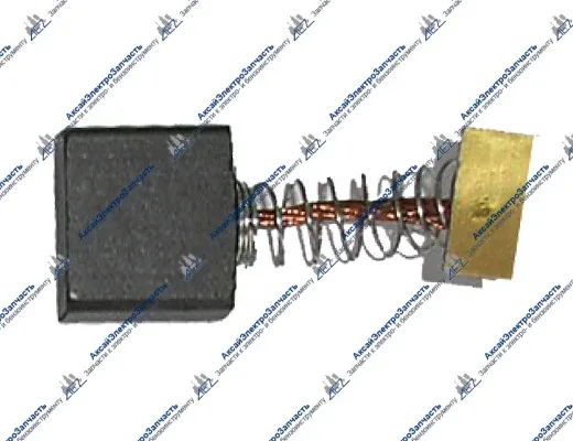 Электроугольная щетка STERN 6,5х15х15 Пружина, пятак прямоугол (STERN MS-250 1400 Wt