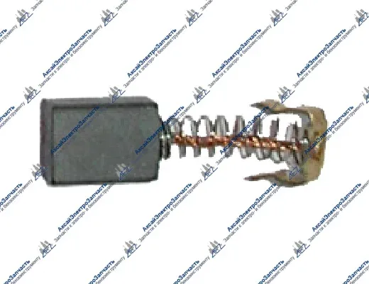 Электроугольная щетка МАКИТА 6х9х12Пружина, пятак-зацеп, отстрел 1 (МАКИТА СВ-419А)