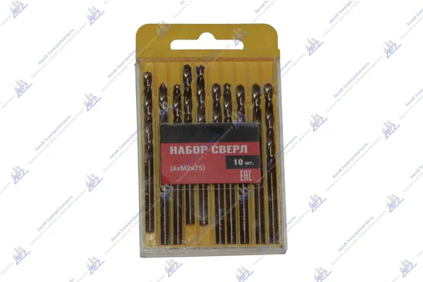 Набор сверл (4хм2х75)