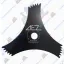 Диск для бензокосы в ассортименте 3 зуба (уп. картон) 255х25,4х3XR HCS GENERAL