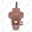 Щетки эл.двиг.(5,0х13,5х33) -2шт, в корпусе, сэндвич 54S5009 C060