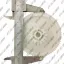Шестерня для мясорубок Panasonic/Polaris Ø 82/32, зубья 78/16, косые/прямые
