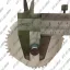 Шестерня привода пластиковая подходит к мясорубкам Panasonic/Polaris D-82 , косой  зуб