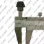 (СС 47A)Коническая пара для УШМ Интерскол 125/1100 нового образца, 125/1400ЭП 11х51,5