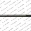 Вал для бензокосы 9 зубов 840mm