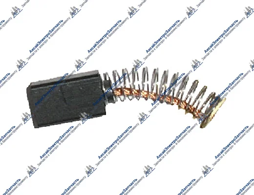 Электроугольная щетка 5х8х12 d 7.5 кр.пятак