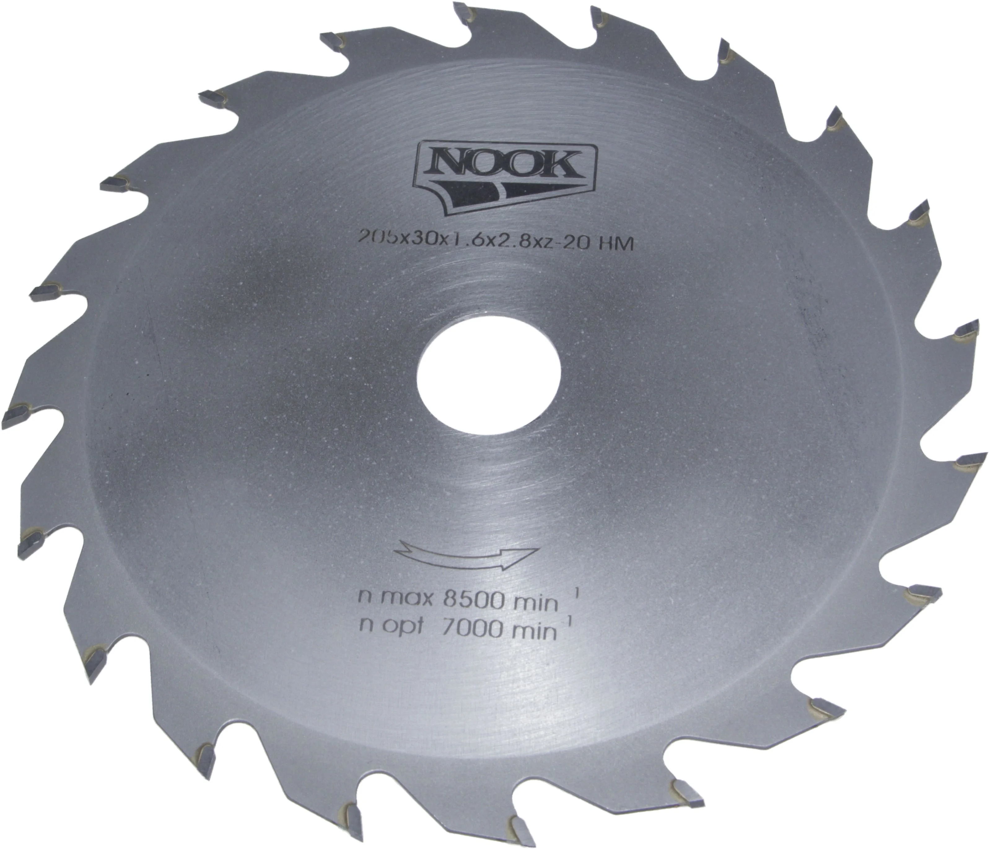 Диск 205*30*20 мм по дереву NOOK