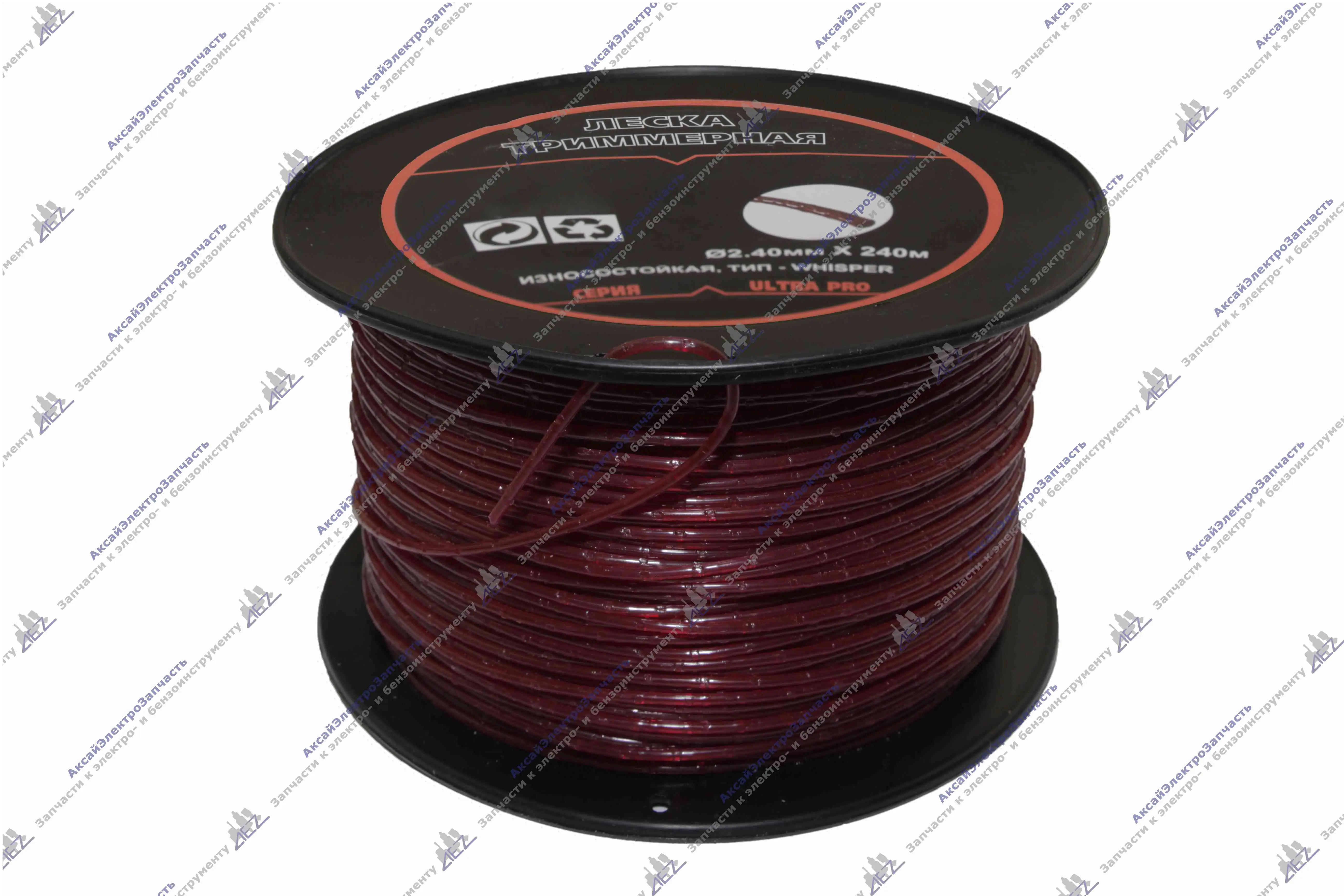 Леска триммерная серии ULTRA PRO 2,40мм(240м) тип WHISPER