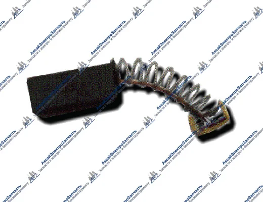 Щетка Sparky 5х8х17 Пружина, клемма-скоба (Sparky BRP 240\241,BUR 101\102) (ИНТЕРСКОЛ П 710)