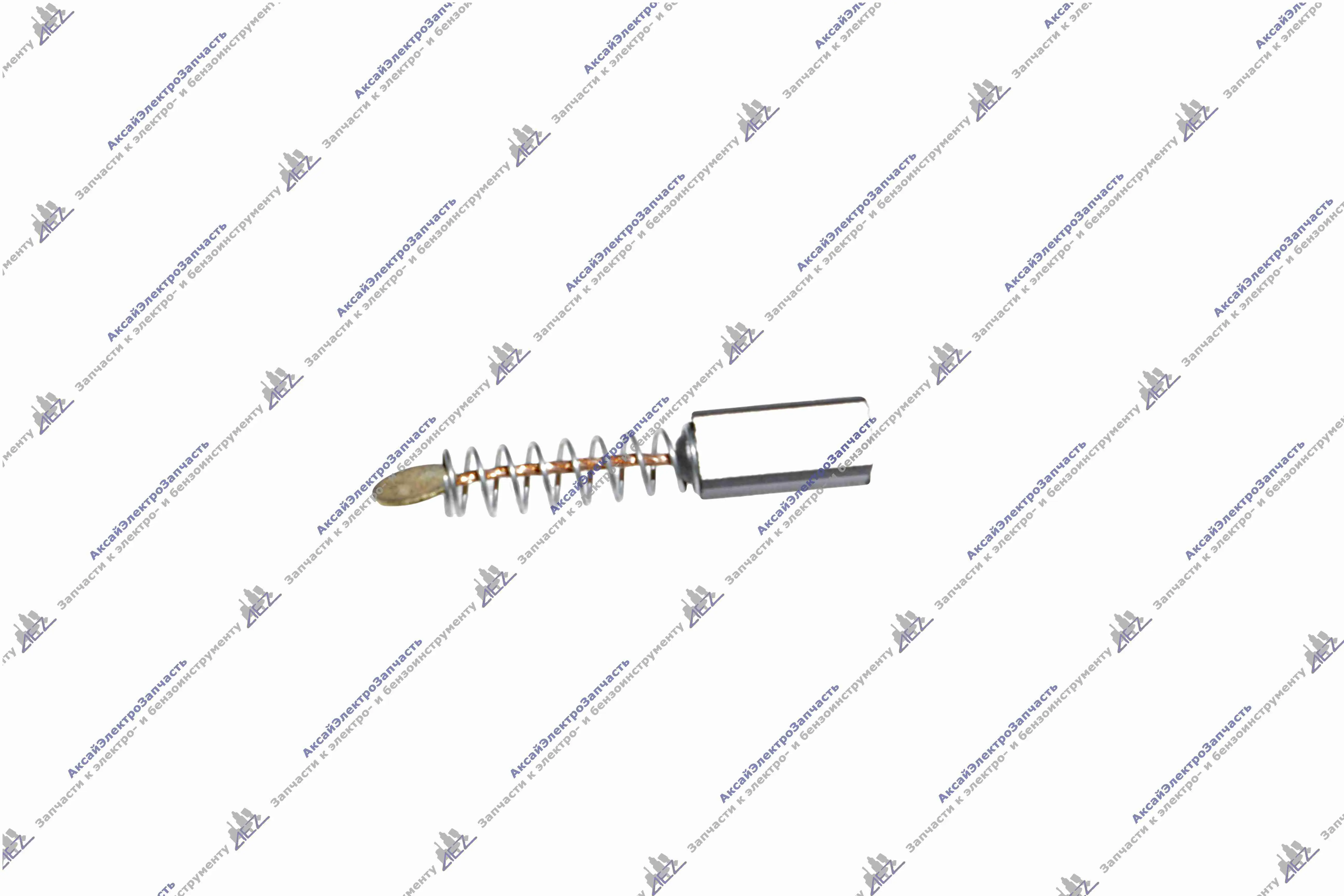 Электроугольная щетка 4х5х10 пружина-пятак d=4mm