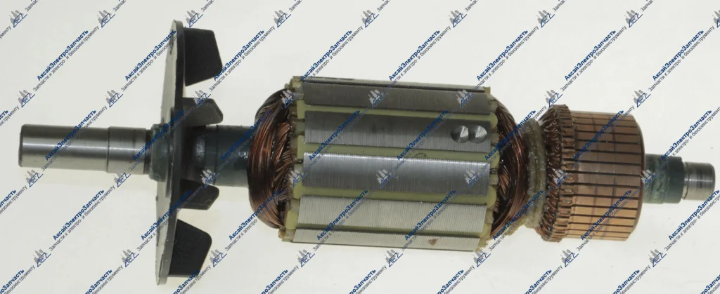 Якорь подходит для REBIR эл. рубанок 5709 (гайка d- 43)