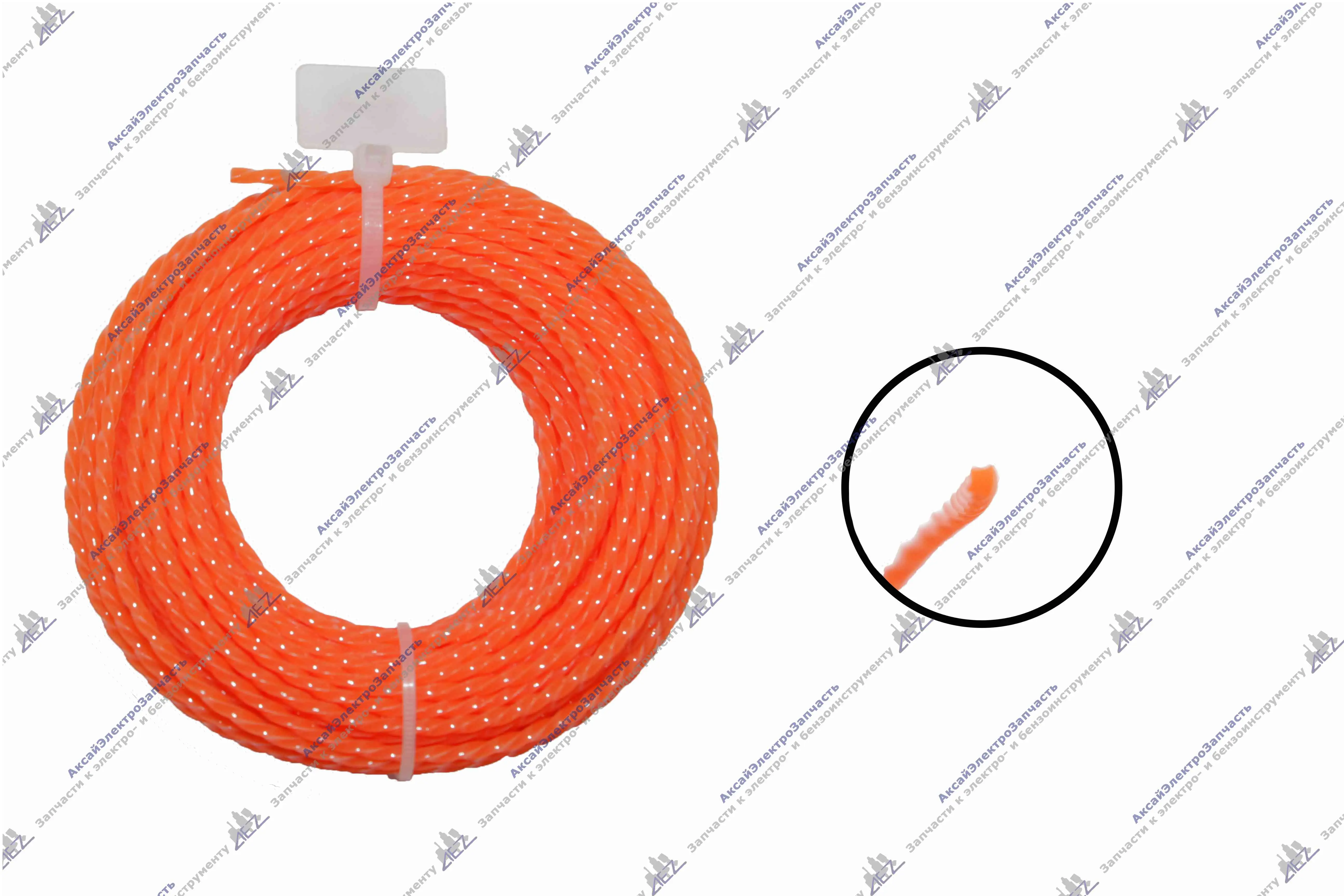 Леска триммерная сечение витой квадрат серии ULTRA PRO TWISTOP 2,70мм(15м)